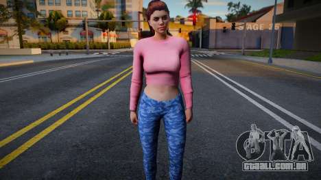 GTA Online - Lucia Default GTA VI para GTA San Andreas