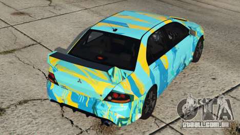 Mitsubishi Lancer Evolution IX Turquoise Blue