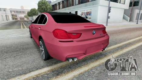 BMW M6 Gran Coupe (F06) 2013 para GTA San Andreas