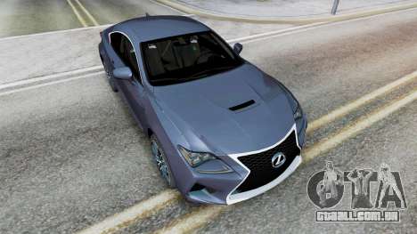 Lexus RC F 2014 para GTA San Andreas