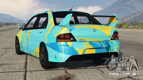 Mitsubishi Lancer Evolution IX Turquoise Blue