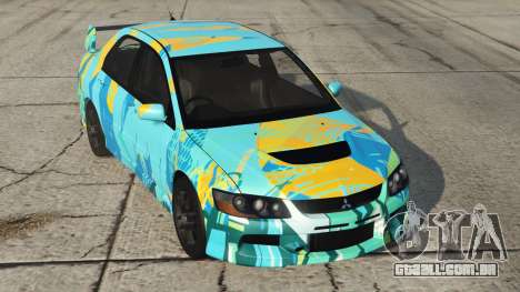 Mitsubishi Lancer Evolution IX Turquoise Blue