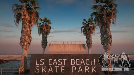 Parque de Skate Los Santos East Beach para GTA San Andreas