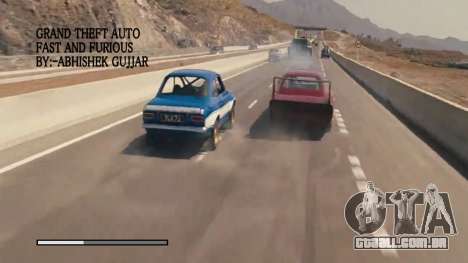 Fast And Furious Loding Screens para GTA San Andreas