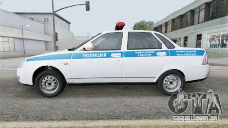 Polícia de Lada Priora (2170) 2013 para GTA San Andreas