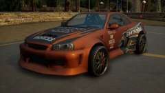 Nissan Skyline R32 de Need For Speed: Undergro 1 para GTA San Andreas Definitive Edition