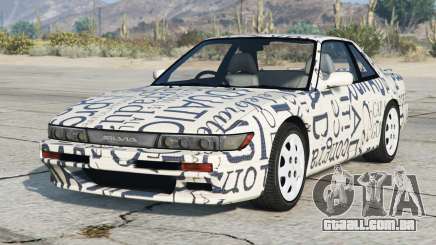 Nissan Silvia Green White para GTA 5