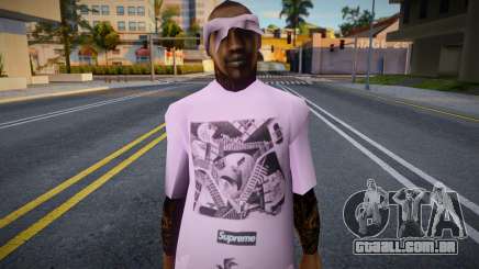 Ballas1 White Tshirt para GTA San Andreas