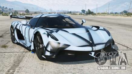 Koenigsegg Jesko Azul Claro para GTA 5