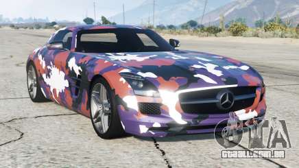 Mercedes-Benz SLS 63 AMG Dark Blue Gray [Add-On] para GTA 5