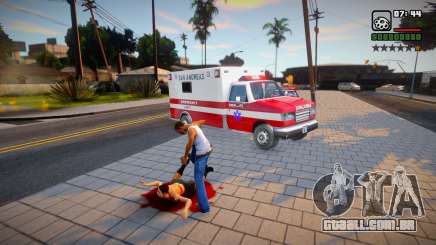 Estrela procurada por agredir um cadáver para GTA San Andreas