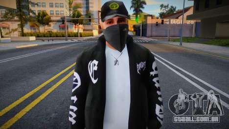 Um jovem em roupas da moda para GTA San Andreas