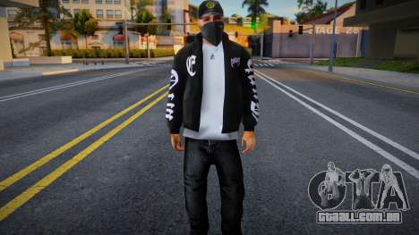 Um jovem em roupas da moda para GTA San Andreas