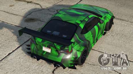 Subaru BRZ Rocket Bunny Dark Pastel Green