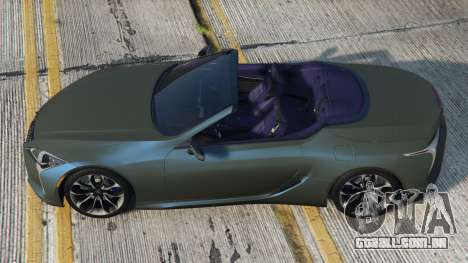 Lexus LC 500 Convertible Faded Jade