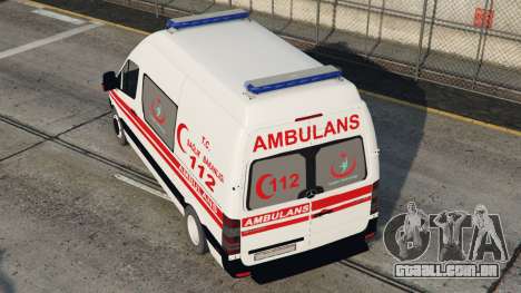 Mercedes Sprinter Turkish Ambulance