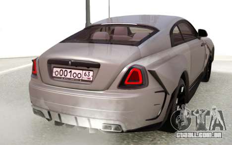 Rolls Royce Wraith Silver para GTA San Andreas