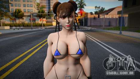 Chun-Li Microbikini para GTA San Andreas