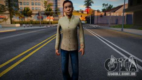 Half-Life 2 Citizens Female v4 para GTA San Andreas