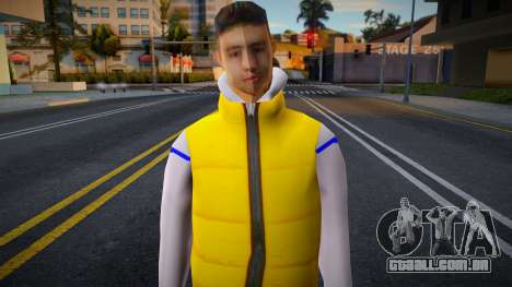 O cara da jaqueta amarela para GTA San Andreas
