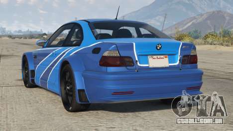 BMW M3 GTR (E46) Vivid Cerulean
