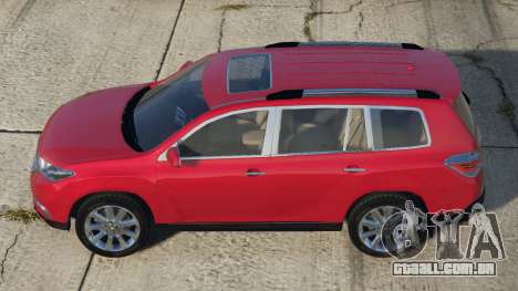 Toyota Highlander (XU40) Amaranth Red