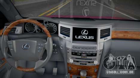 Lexus Lx570 F-sport Design Dolmat para GTA San Andreas