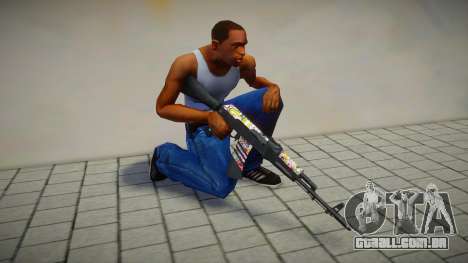 BOMBING Ak47 para GTA San Andreas