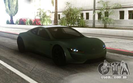 Tesla Roadster 2020 EV para GTA San Andreas
