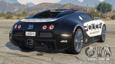 Bugatti Veyron Hot Pursuit Police