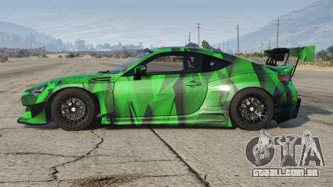 Subaru BRZ Rocket Bunny Dark Pastel Green