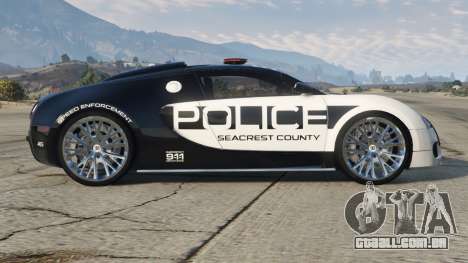 Bugatti Veyron Hot Pursuit Police