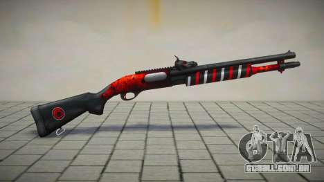 Red Chromegun Toxic Dragon by sHePard para GTA San Andreas