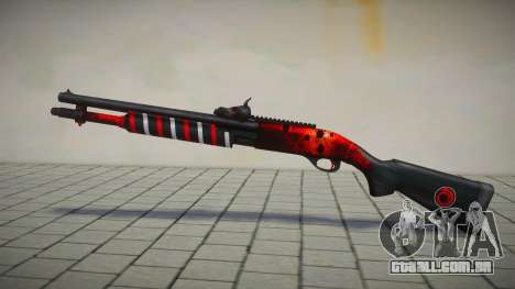 Red Chromegun Toxic Dragon by sHePard para GTA San Andreas