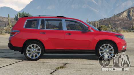 Toyota Highlander (XU40) Amaranth Red