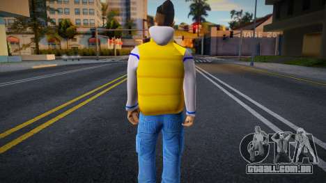 O cara da jaqueta amarela para GTA San Andreas