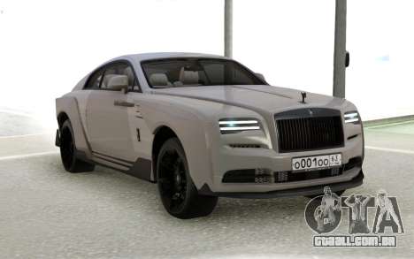 Rolls Royce Wraith Silver para GTA San Andreas