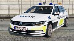 Volkswagen Passat Variant Danish Police [Add-On] para GTA 5