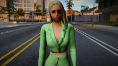 Office green girl para GTA San Andreas