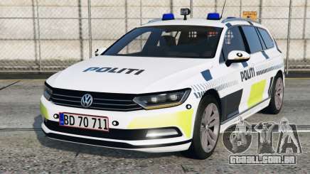 Volkswagen Passat Variant Danish Police [Add-On] para GTA 5