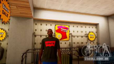 Black Levis T-Shirt (Replaces Homers T-Shirt) para GTA San Andreas Definitive Edition