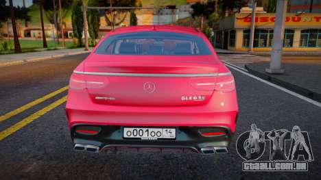 Mercedes-Benz GLE63 Coupe AMG Diamond para GTA San Andreas