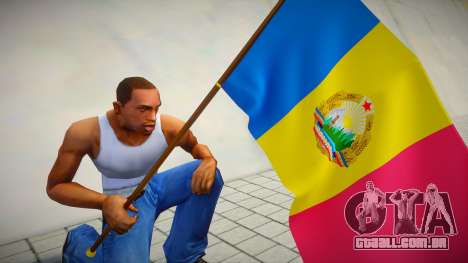 Ceaucescu Romanian Flag (1965-1989) para GTA San Andreas